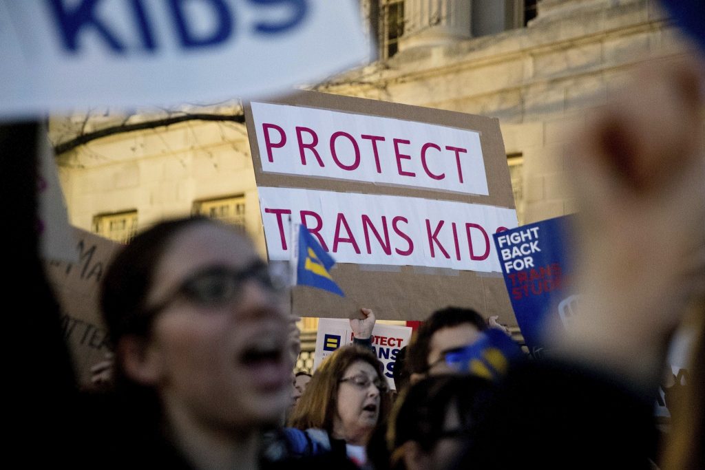 Trump repeals act on bathrooms for transgender students