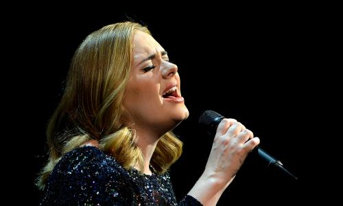 Adele singing