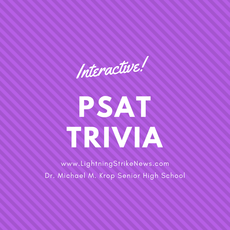 Today, Krop students took the PSAT. However there are some things you might not know about the test. Take this short quiz to find out.