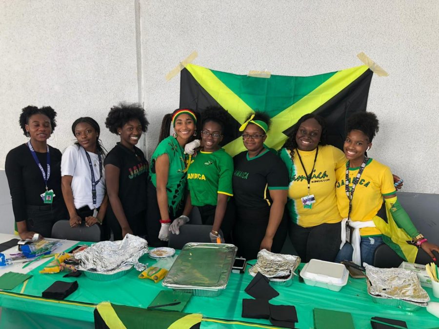 HEART OF JAMAICA: A buffet of traditional Jamaican dishes was made by Krops Jamaican population. 