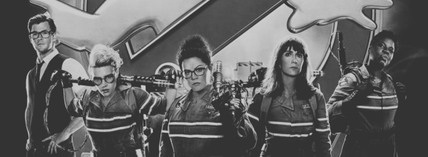 GENDER DIVERSITY: Poster of the mainly female ‘Ghostbusters’ cast released in 2016.